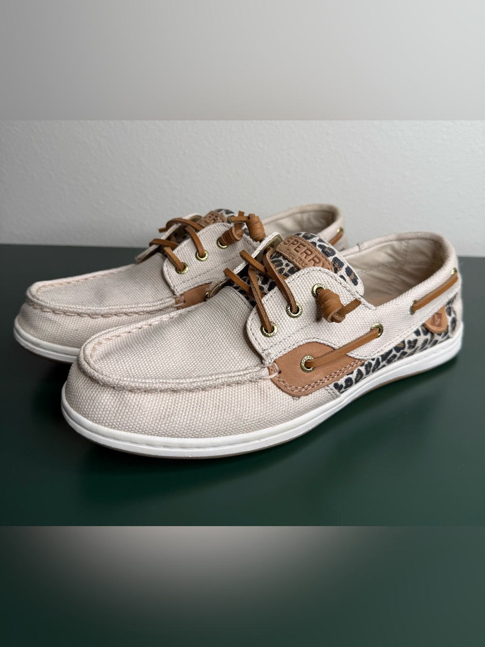 Sperry Top Sider Women’s Size 9 Animal Print Boat Shoes - STS85920